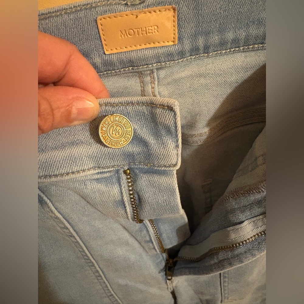 Mother The Wrapper Patch Springy Ankle Jeans In C… - image 7